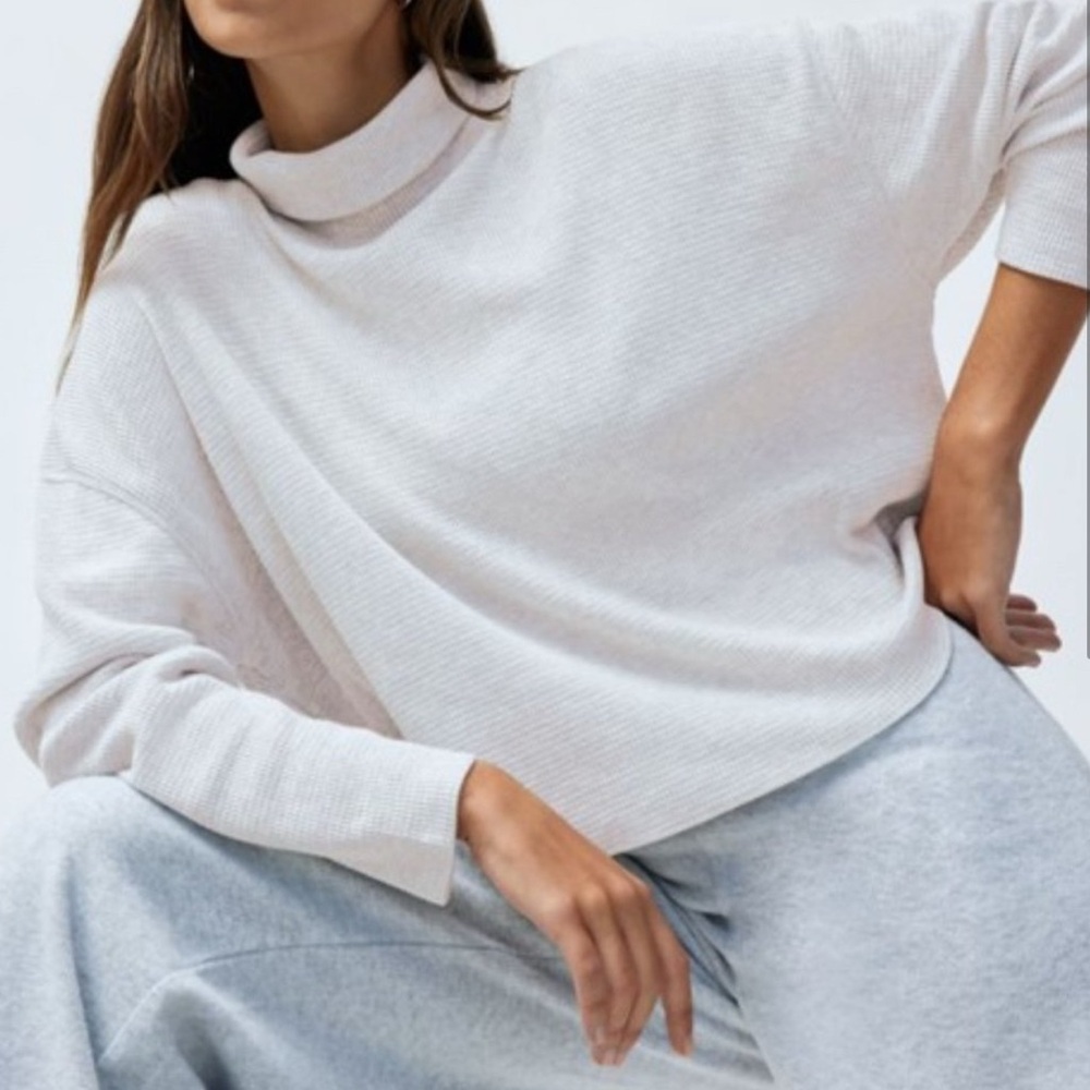 The Group by Babaton Porter Waffle Turtleneck